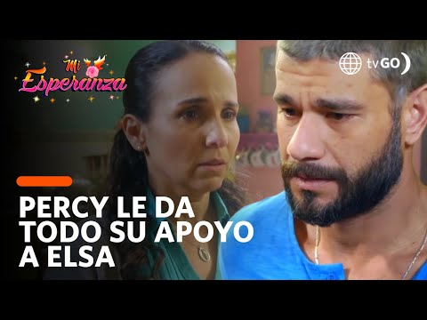 Percy caresses Elsa giving her all her support! | Mi Esperanza | América Televisión
