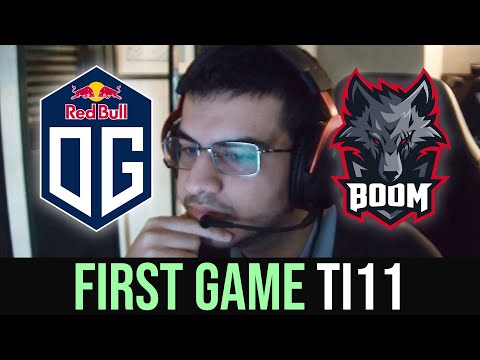 OG vs BOOM - FIRST GAME on The International 2022