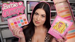 COLOURPOP x BARBIE Collection 💗 Swatches &amp; Tutorial