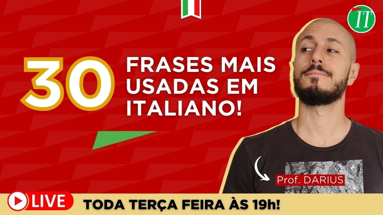 As 30 frases mais usadas em italiano!