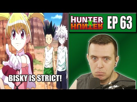 BISKY TRAINS GON AND KILLUA | Hunter x Hunter Episode 63 REACTION