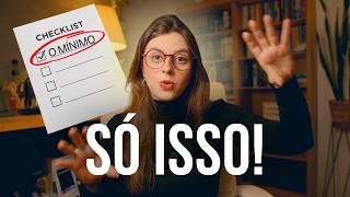 O mínimo que você precisa para ter uma rotina produtiva (e que quase ninguém faz)