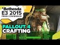 Fallout 4 Crafting Gameplay Madness - E3 2015.