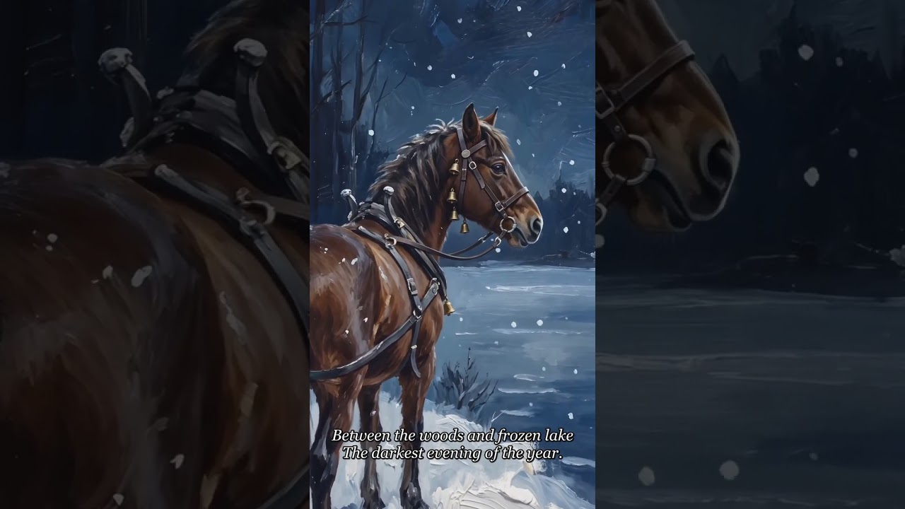 눈 내리는 저녁 숲가에 서서 (Stopping by Woods on a Snowy Evening) — Rob…