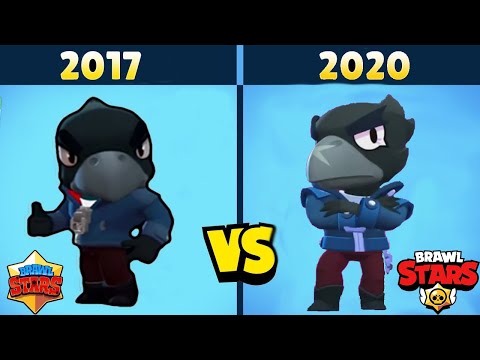 ЭВОЛЮЦИЯ БРАВЛЕРОВ В БРАВЛ СТАРС! КАК МЕНЯЛИСЬ МОДЕЛЬКИ БРАВЛЕРОВ 2017 VS 2020