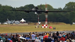 USAF U-2S STUNNING DISPLAY AT RIAT 2025, SUNDAY SHOW 4K
