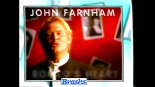 Australian Brashs 'Romeo's Heart' Johnny Farnham album release TV promo commercial ad 1996