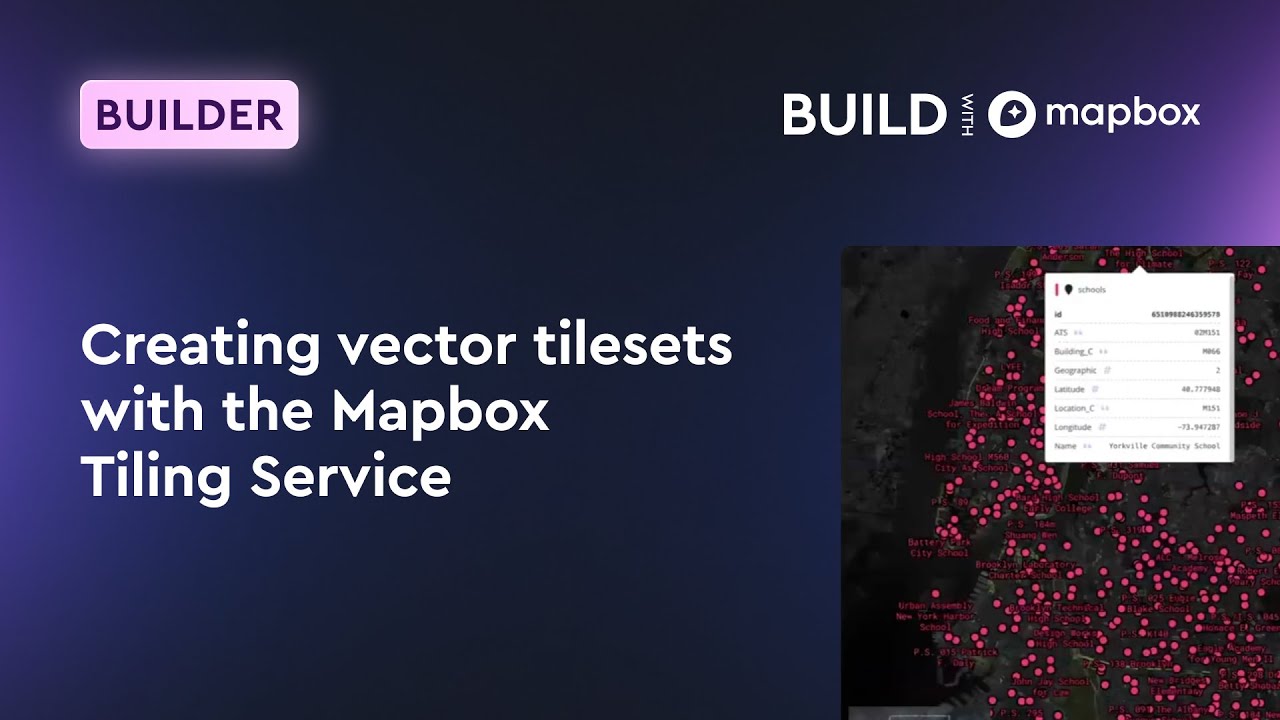 Creating vector tilesets with the Mapbox Tiling Service