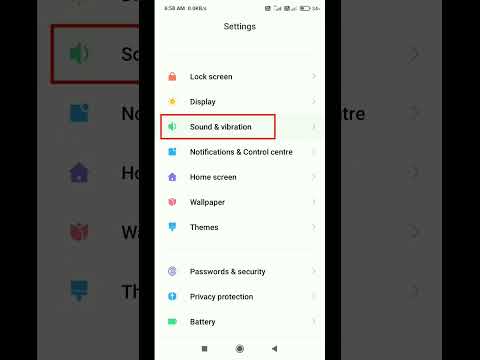Screen Locking Sounds | How To Turn On Lock Screen Sound #shorts #redmi8 #uniquetechtips