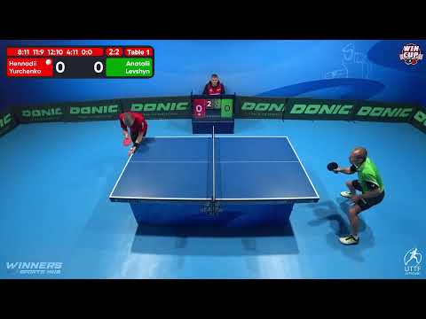 23:00 Hennadii Yurchenko 2 - 3 Anatolii Levshyn West 5 WIN CUP 25.10.2022 | TABLE TENNIS WINCUP