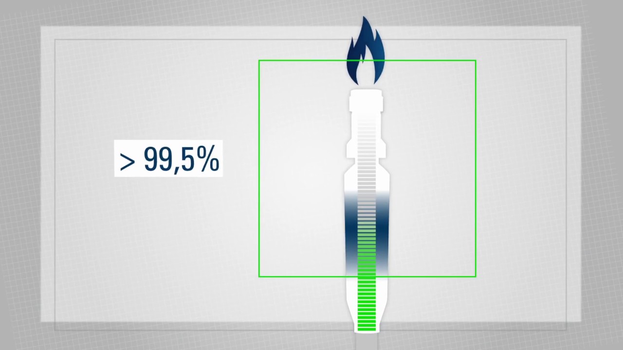 The flare system in a refinery