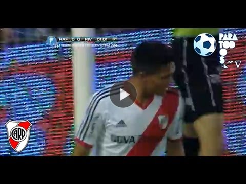 Remate de Gutiérrez. Rafaela 0 - River 0. Fecha 13. Torneo Inicial 2013. Fútbol Para Todos