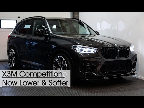 BMW X3M competition, Eibach springs , Wheel spacers and AC schnitzer front , Motech Performance .