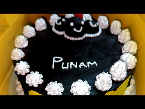 Chocolate cake 🎂 design ##1kg chocolate cake ##