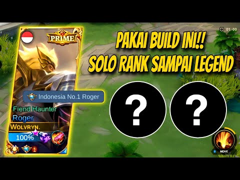 BUILD ROGER SOLO RANK EASY WIN‼️BUILD TOP 1 GLOBAL ROGER | BROKEN DAMAGE | CARA MAIN HYPER ROGER