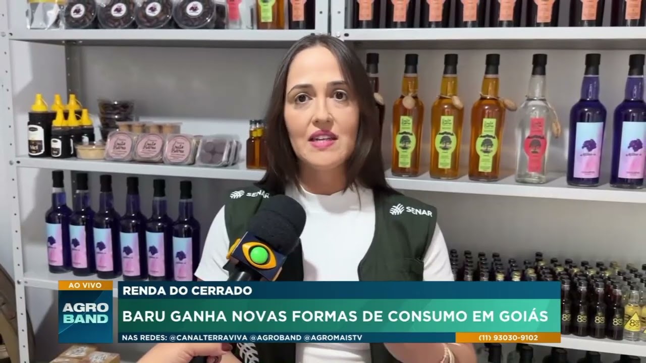 Baru ganha novos produtos e gera renda no Cerrado goiano