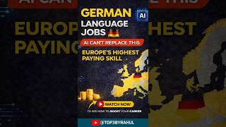 German Language Jobs 🇩🇪 | Europe’s Highest Paying Skill #germanlanguage #CareerTips
