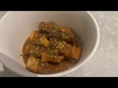 Braised Pork Belly - One of my favourite Keto friendly recipes