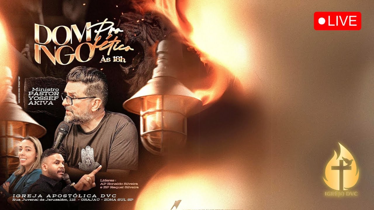 PR. YOSSEF AKIVA - DOMINGO PROFÉTICO - 01/09/2024 - IGREJA DVC