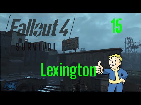 Fallout 4 Survival Mode Walkthrough part 15: Lexington