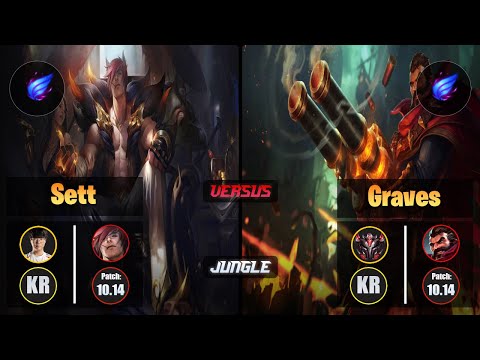 Haru SETT (Jungle) [Phase Rush] VS GRAVES - Grandmaster KR Patch 10.14