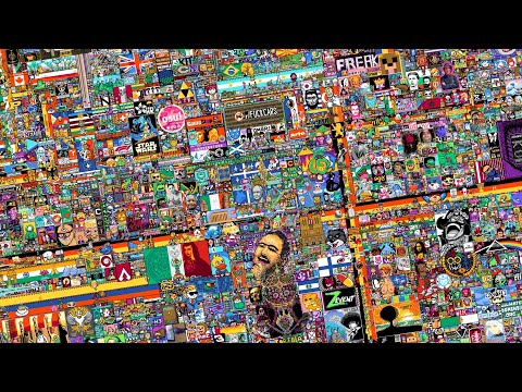 r/Place 2022 Timelapse 8K