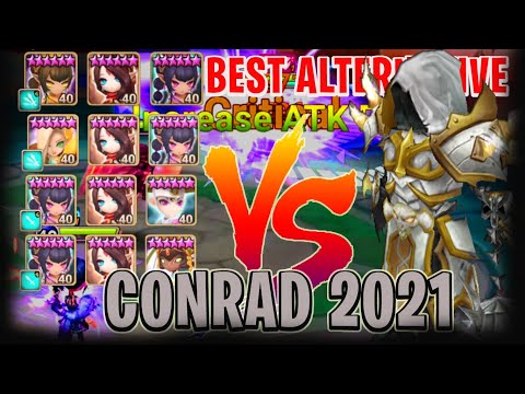 CONRAD BEST ALTERNATIVE TO COUNTER ALL MARTINA SHAINA DEFENSE - isengdudegame Summoners War
