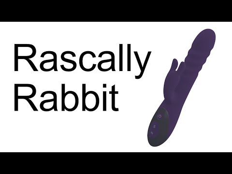 Evolved Rascally Rabbit Intimate Device Violetinė, Dual Motor, Atsparus vandeniui video