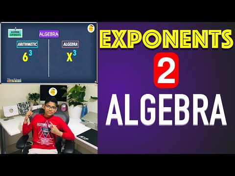 11 plus maths - Algebra Basics : Algebra Exponents (Part 2) | Lessonade