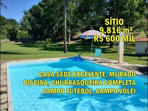 SÍTIO A VENDA com 9.816 m² em Cachoeiras de Macacu/RJ - R$ 600.000,00.