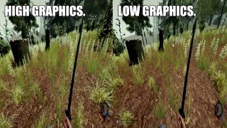 The Forest | High vs Low settings.