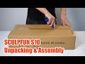 SCULPFUN S10 laser engraving machine Unpacking & Assembly Instruction