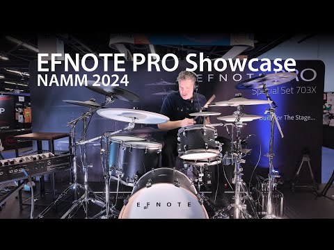 NAMM 2024 | EFNOTE PRO 703X and Double Bass Drum Setup Showcase