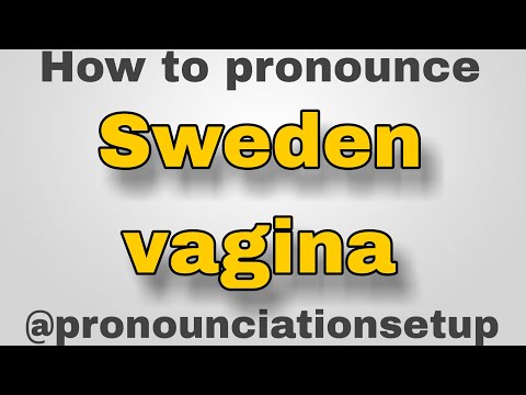How to pronounce Sweden vagina #britishaccent #americanaccent #accenttraining