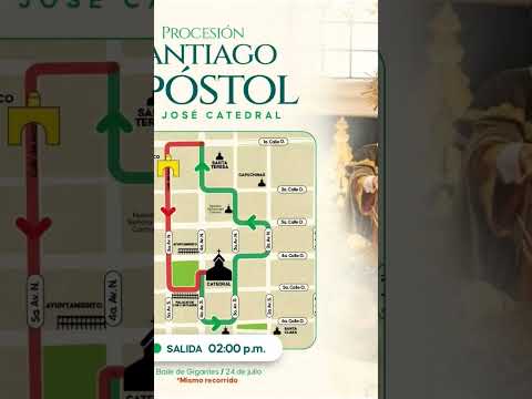 Desfile Alegórico y Procesión Santiago Apóstol San Jose Catedral