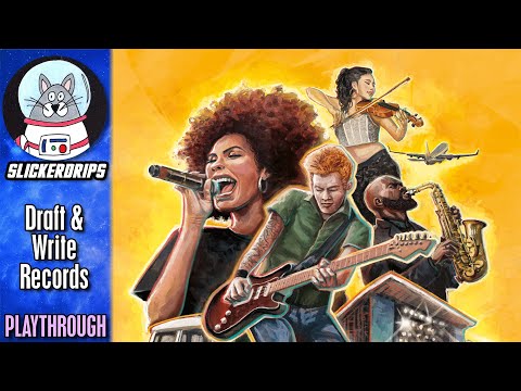 Draft & Write Records | Solo Playthrough