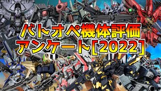 [閒聊] 小倉的2022年GBO2機體問卷調查