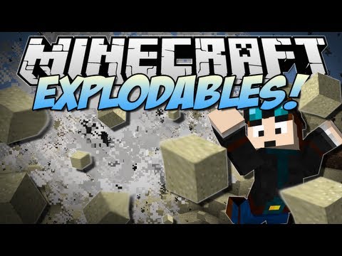 Minecraft | EXPLODABLES! (Dr Trayaurus the Great!) | Mod Showcase [1.6.2]