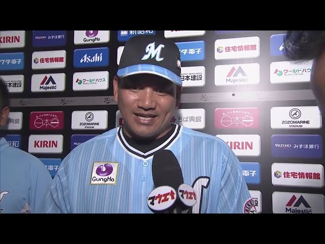 8/25 マリーンズ・井口監督 試合後インタビュー