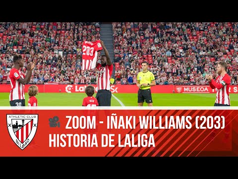 Imagen de portada del video 📽️️ ZOOM I Iñaki Williams, récord e historia de LaLiga I Athletic Club – Alavés | LaLiga 2021-22