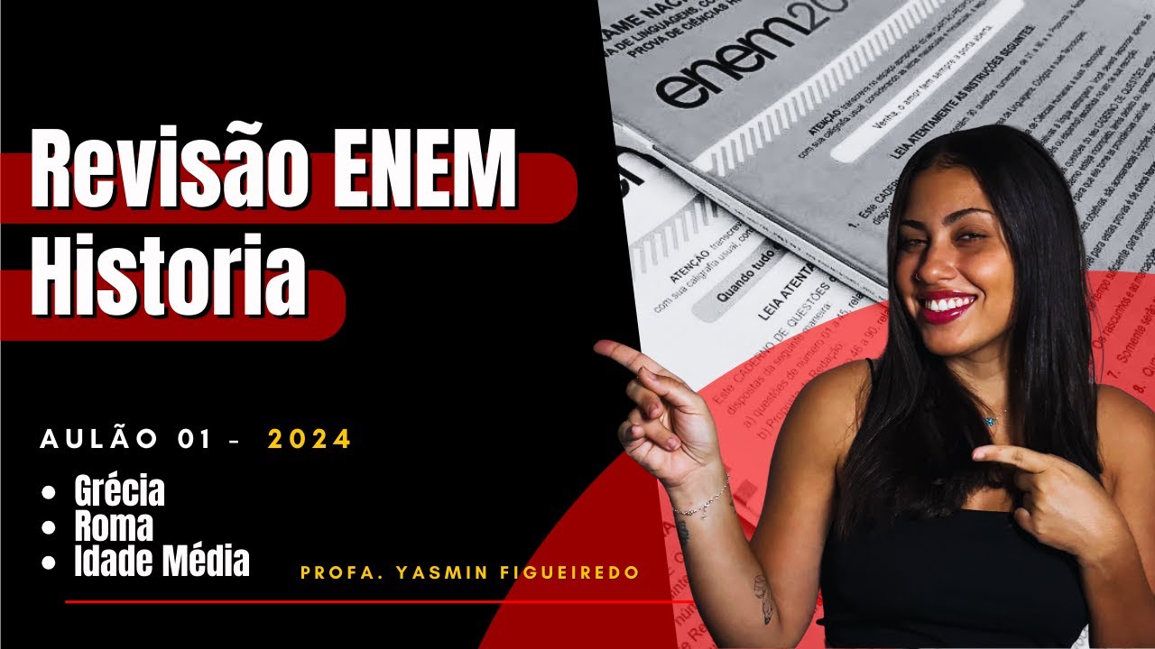 Revisão de História 01: Grécia, Roma e Idade Média - Enem 2024.