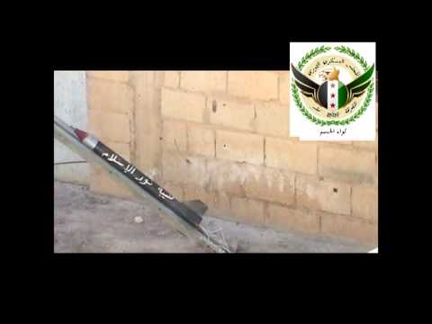 استهداف حاجز صيان في إدلب بصاروخ محلي الصنع من قبل لواء الحسم