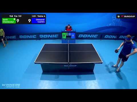09:55 Serhii Cherniavskyi - Oleksandr Ivashkin 12.10.2023 TT Euro.Cup Ukraine Star. TABLE 4