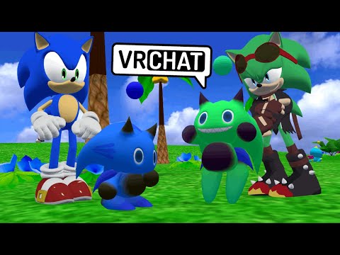 SONIC AND SPEEDY HELP SCOURGE GET A CHAO! IN VR CHAT!