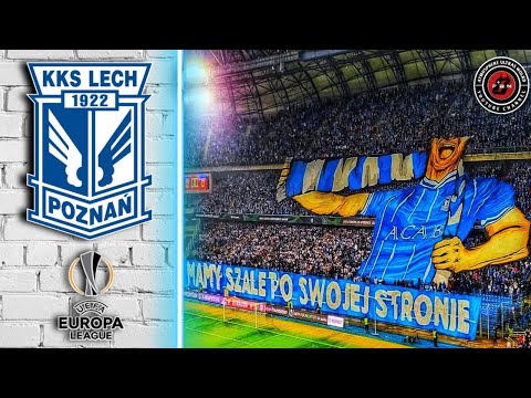 ⚽ Lech Poznan Fans 🔵⚪ Atmosphere Match Beat Djurgaaden 2-0 | Europa league