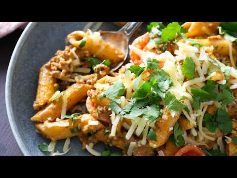 Creamy 15-Minute Taco Pasta