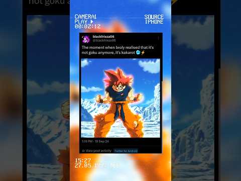 Moment When Goku Skips Mui To Beat Broly #shorts #animeshorts #dragonball #goku