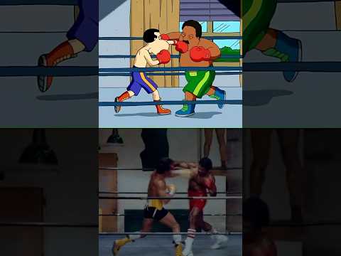 Apollo vs Rocky | Walmart Edition 🤓 #rocky #apollo #creed #boxing #familyguy