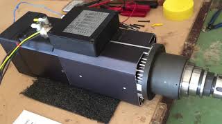 Hiteco 8kw ksk63f  atc router /milling spindle test . for sale