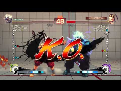 snowfox435 [Oni] vs. SIREN0415 [Ibuki] - PSN SSF4 Arcade Edition